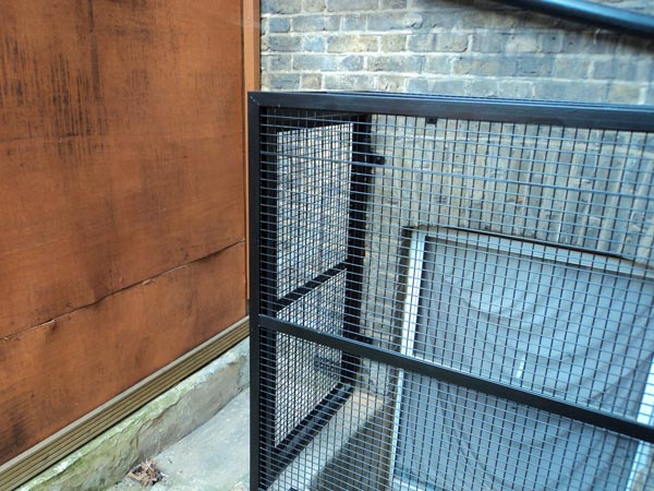Steel Security Window Cage London - Access Door