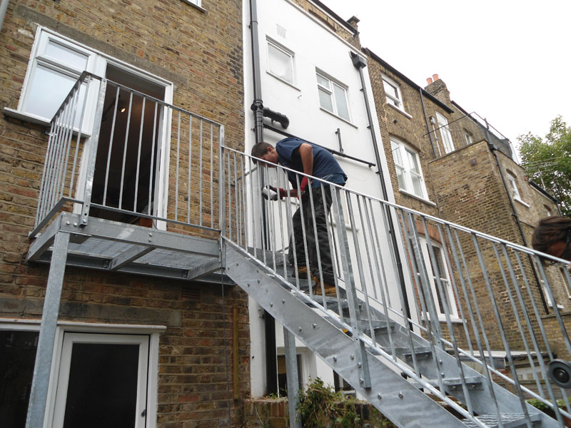 Galvanised Staircase London