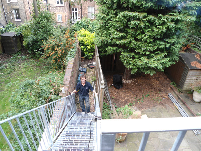 Galvanised Steel Staircase London
