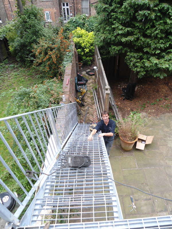 Galvanised Steel Staircase