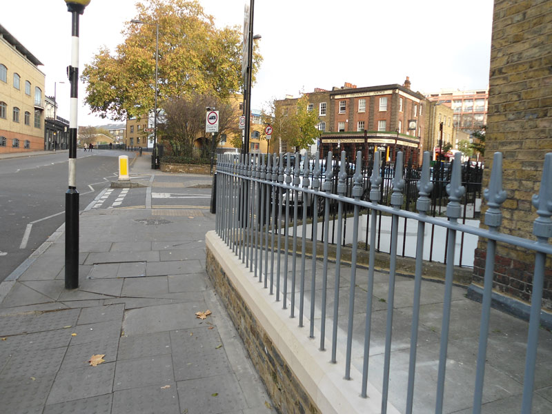Wrought Iron Railings London Caledonian Road, Islington Arc