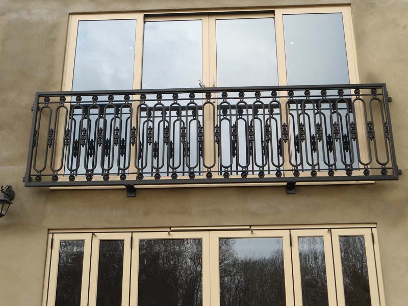 Juliette Balcony Railing Fabrication and Installation in Woking, Surrey