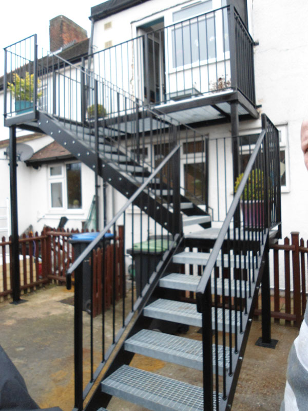 Fire Escape Installation Edmonton Arc Fabrications