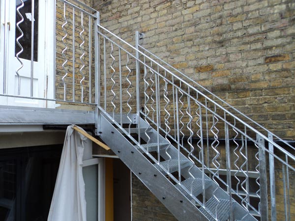 Steel Staircase & Balcony