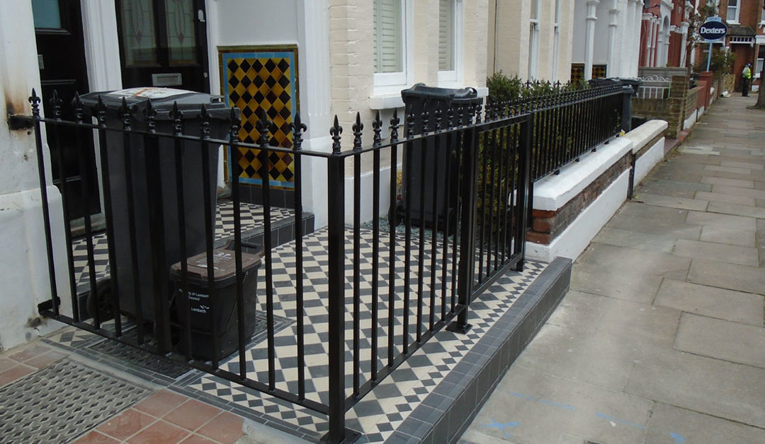 Steel Gate and Railings in Clapham, SW London