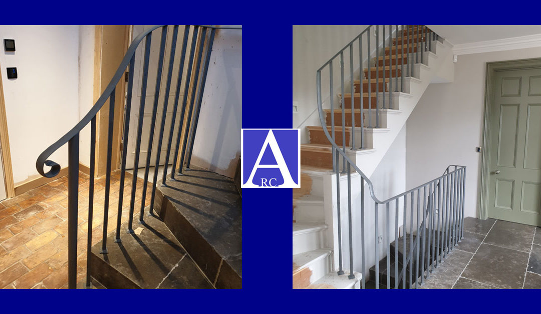 Steel Staircase Handrail and Balustrades In Dorking, Surrey