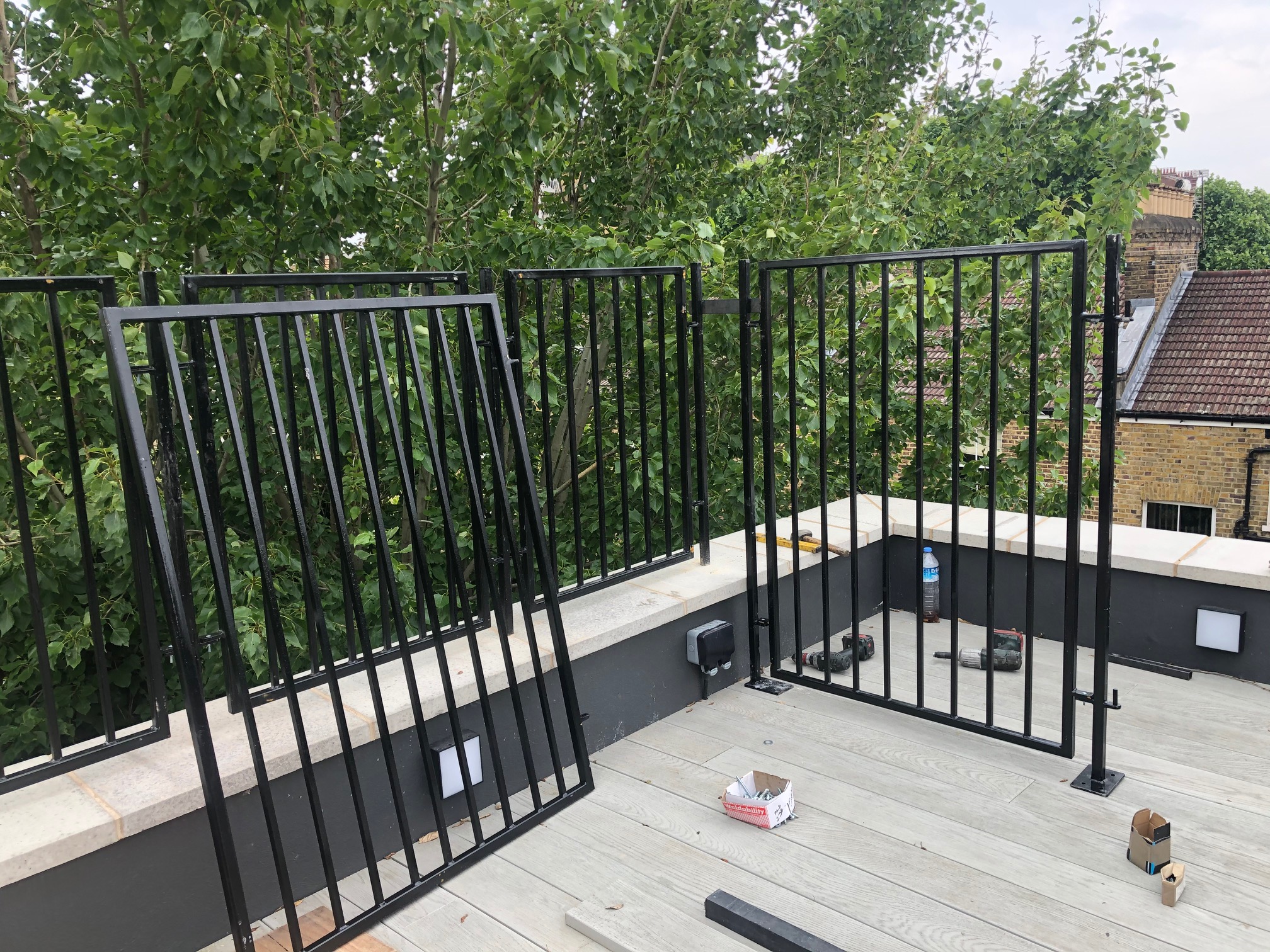 Roof Terrace Railings in Elm Park Gardens, South Kensington & Chelsea, SW10 Arc Fabrications