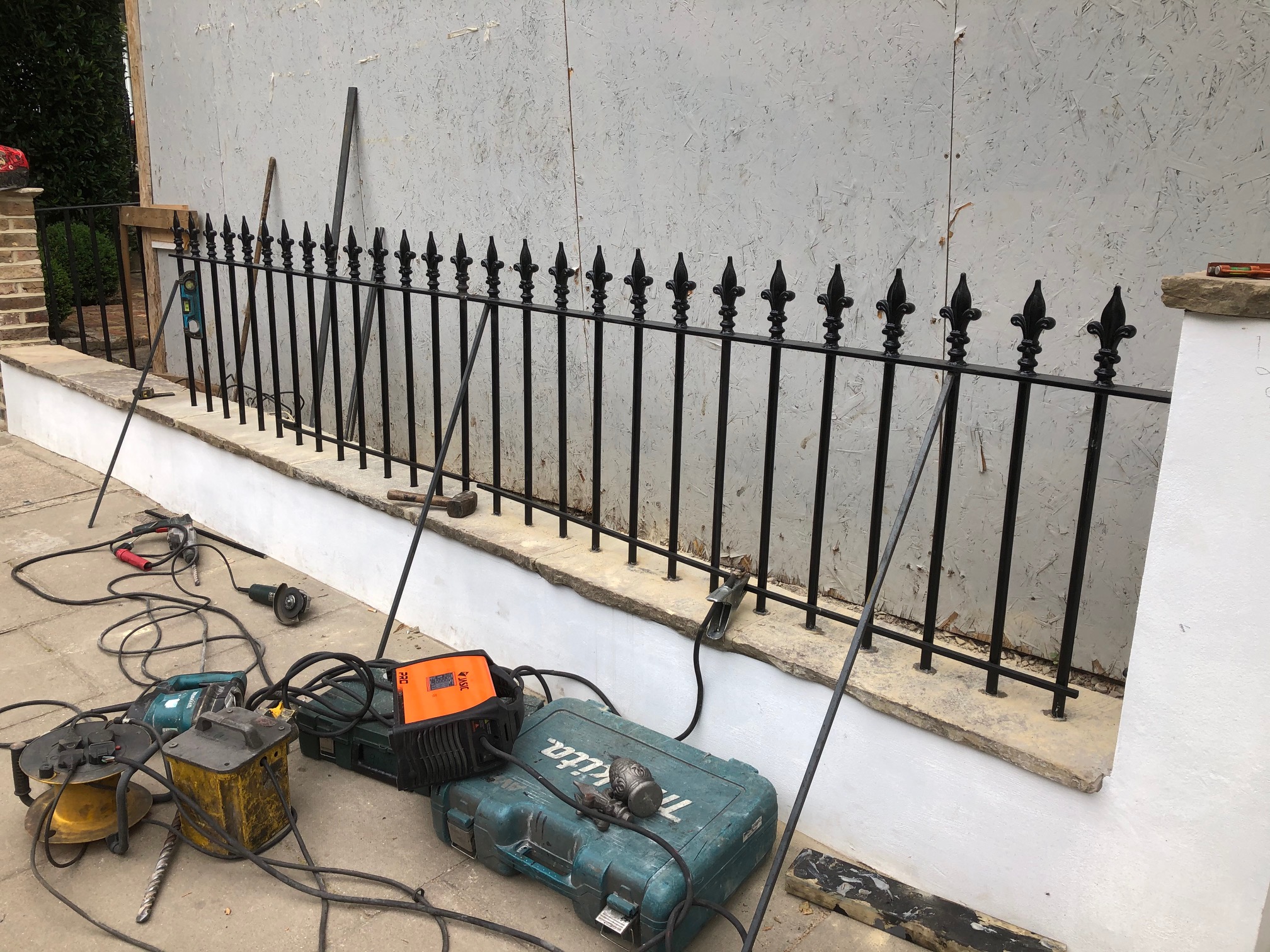 Cast Iron Railings Installed In Northumberland Place, London W2 Arc
