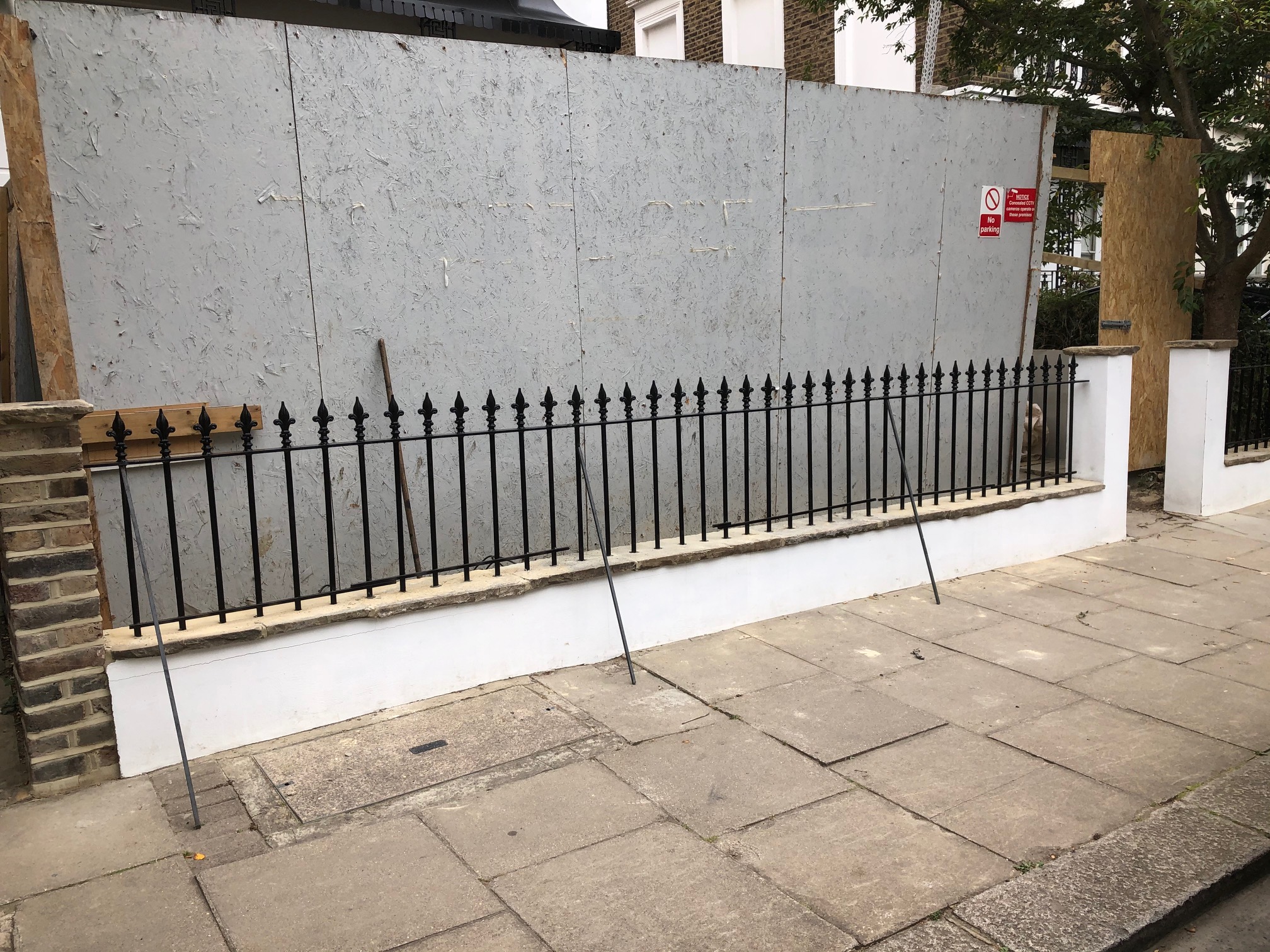 Cast Iron Railings Installed In Northumberland Place, London W2 Arc Fabrications