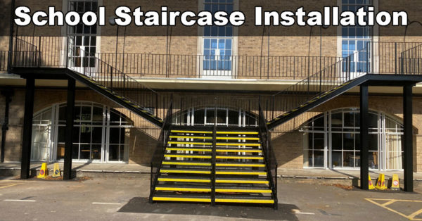 Outdoor Access Staircase For North London Collegiate School In Stanmore