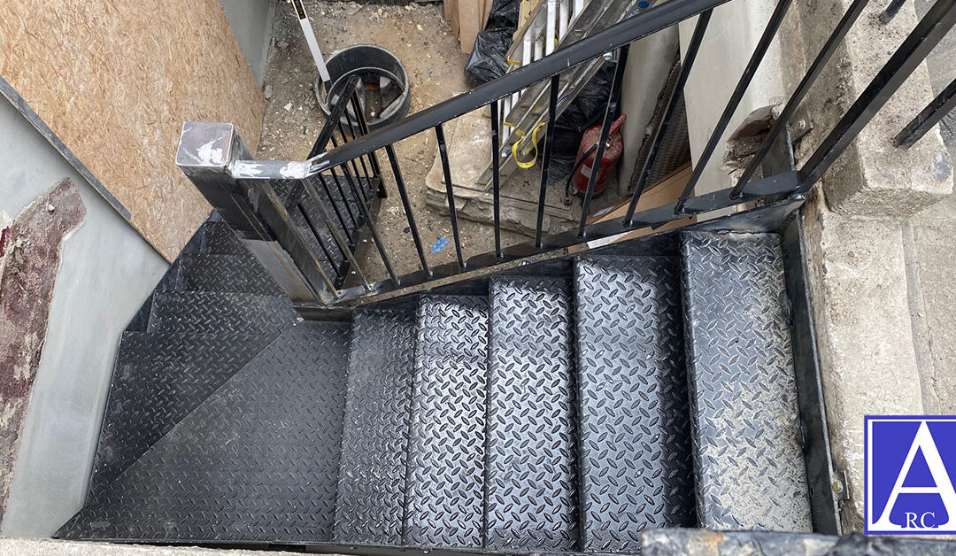 Steel Staircase Installation in The Angel, Islington, London N1